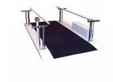 Fabrication Enterprises Bariatric Parallel Bars TWG1000.BA Series 21-1/2 to 30-1/2 Inch Bar Range, 37-1/2 Inch Between Uprights, Ten (10) Year Limited Warranty, Motorized Height and Width Adjustable 8 Foot, 54 Foot Platform - Each - 15-5161-EA