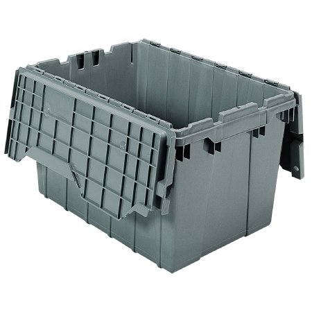 Akro-Mils Container with Lid Industrial Grade Polymer Clear 12 gal. 12-1/2 X 15-1/4 X 21-1/2 Inch - CT/6 - 39120SCLAR-CT