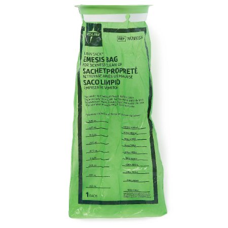 Medline Emesis Bag Clean Sack™ 36 oz. Green - GR/144 - NON80329-GR