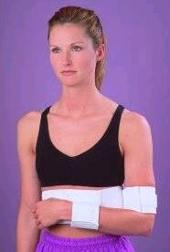 Alimed Shoulder Immobilizer Alimed® Large Plastic / Vinyl Contact Closure Left or Right Arm - Each - 2970002037-EA