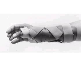Alimed Thumb Splint Freedom® Small / Medium Hook and Loop Closure Left Hand Beige / Blue - Each - 2970003646-EA