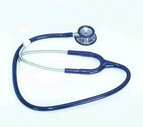 Alimed Classic Stethoscope Adscope® Gray 1-Tube 22 Inch Tube Double Sided Chestpiece - Each - 2970017551-EA