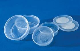 Alimed Putty Container Plastic Clear 2 oz. - Pack of 10 - 5243-PK