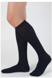 Carolon Company Compression Stocking Health Support® Knee High Size B / Regular Black Closed Toe - Pair - 101204-PR