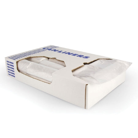 Lagasse Trash Bag Heritage™ 56 gal. Natural HDPE 22 Mic. 43 X 48 Inch Star Seal Bottom Coreless Roll - Case of 150 - HERZ8648UNR01-CS