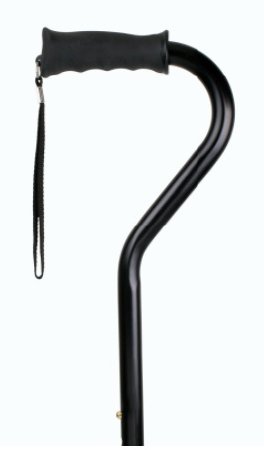 Apex-Carex Healthcare Offset Cane Carex® Ergo Aluminum 30-1/2 to 39-1/2 Inch Height Black - Case of 2 - FGA58000 0000-CS