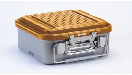 V. Mueller Sterilization Container Genesis® 4 X 8 X 12 Inch - Each - CD0-4C-GOLD-EA