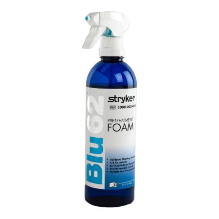 Stryker Instrument Detergent Blu62™ Foam RTU 32 oz. Bottle Light Lavender Scent - Pack of 10 - 3000-003-000-PK