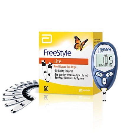 Abbott Blood Glucose Test Strips FreeStyle Lite® 100 Strips per Pack - Case of 12 - 7082771-CS