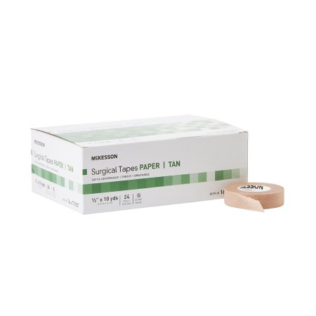 McKesson Medical Tape McKesson Tan 1/2 Inch X 10 Yard Paper NonSterile - Roll of 1 - 16-47305T-RL