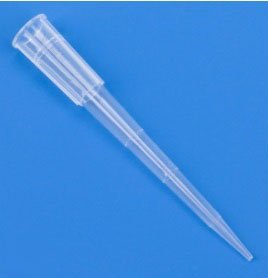 Globe Scientific Pipette Tip 1 to 200 µL Without Graduations NonSterile - Case of 1000 - 152143R-CS
