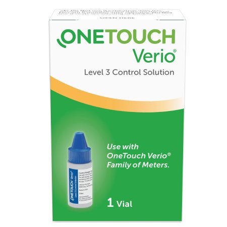 LifeScan Blood Glucose Control Solution OneTouch® Verio® 1 mL Level 3 - Each - 022273-EA