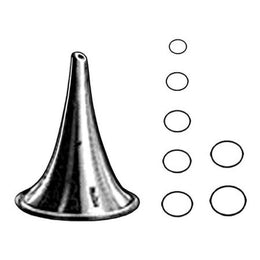 Sklar Ear Speculum Tip Set Oval Tip Size 1 to 7 Stainless Steel 1-1/2 Inch Reusable - Pack of 1 - 67-6042-PK