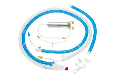 Medline ConchaSmart® Ventilator Circuit Corrugated Tube 72 Inch Tube Single Limb Adult Without Breathing Bag Single Patient Use Heated Circuit - Case of 10 - HUD87019KIT-CS
