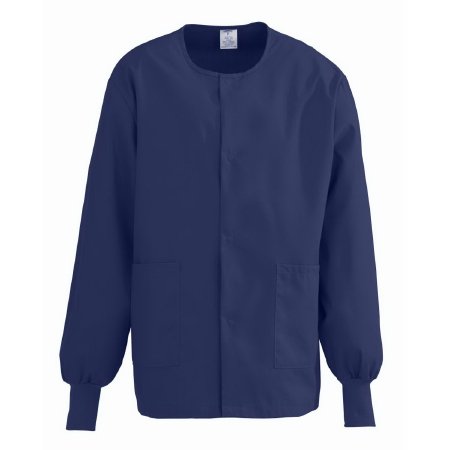 Medline Warm-Up Jacket ComfortEase™ Midnight Blue X-Large Hip Length Reusable - Each - 8832JNTXL-CM-EA