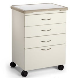 Midmark Treatment Cabinet M4 Series Floor Standing / Mobile 4 Drawers - Each - M41B.799.SEH-EA