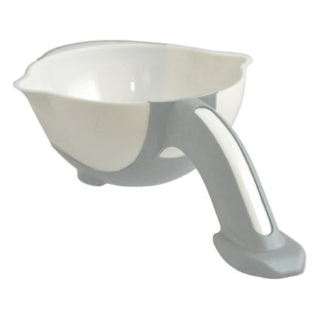 Maddak Stay Bowl Maddak White / Light Gray Reusable Polycarbonate 7-1/8 Inch Diameter - Each - 745200000-EA