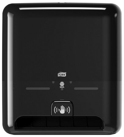 RJ Schinner Co Paper Towel Dispenser Tork® Elevation® Matic® Black Plastic Touch Free Wall Mount - Each - 5511282-EA