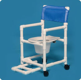 IPU Commode / Shower Chair ipu® Mesh Backrest 300 lbs. Weight Capacity - Each - VL SC17 P FR-EA