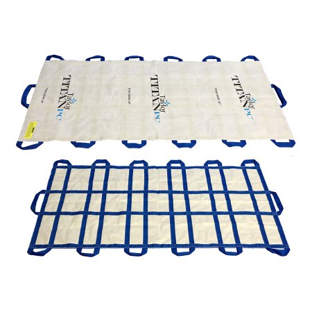 Taylor Healthcare Products Transfer Sheet Titan™ PC White / Blue 40 X 80 Inch - Case of 10 - 43-TITANPC-CS