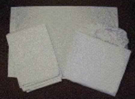 Lew Jan Textile Bed Sheet Fitted Sheet 36 W X 80 L Inch White Cotton 55% / Polyester 45% Reusable - Each - V21-368030-EA