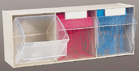 Health Care Logistics Tilt Front Bin Tilters® Beige Plastic 7-3/4 X 9-1/2 X 23-5/8 Inch - Each - 1210E-EA