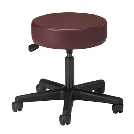 Clinton Industries Exam Stool Value Series Backless Pneumatic Height Adjustment 5 Casters Cream - Each - 2135-3CM-023-EA
