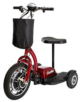 Drive Medical 3 Wheel Electric Scooter ZooMe 300 lbs. Weight Capacity Red - Each - ZOOME3-EA