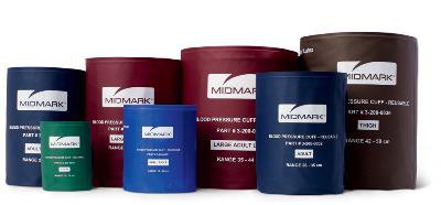 Midmark Reusable Blood Pressure Cuff IQvitals® Zone™ 18 to 26 cm Arm Nylon Cuff Small Adult Cuff - Each - 3-200-0031-EA