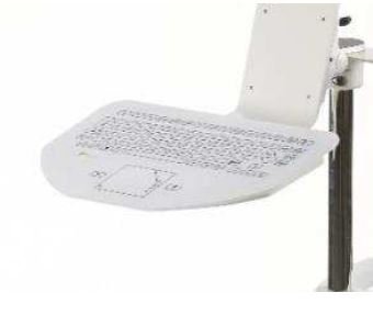 Vitacon Keyboard and Tray For use with the VitaScan Mobile Cart and the VitaScan LT Bladder Scanne Antimicrobial - Each - VUSKBKC-EA