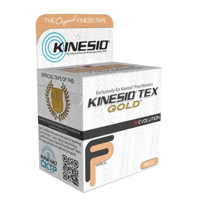 Fabrication Enterprises Kinesiology Tape Kinesio® Tex Gold™ FP Beige 2 Inch X 5-1/2 Yard Cotton NonSterile - Pack of 6 - 24-4870-6-PK