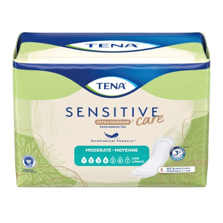 Essity HMS North America Inc Bladder Control Pad TENA® Intimates™ Moderate Long 12 Inch Length Moderate Absorbency Dry-Fast Core™ One Size Fits Most - Bag of 60 - 54375-BG