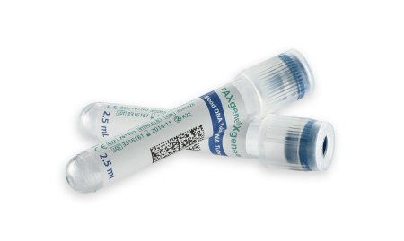 BD BD™ PAXgene™ Venous Blood Collection Tube Blood DNA Tube K2 EDTA Additive 13 X 75 mm 2.5 mL Blue BD Hemogard™ Closure Plastic Tube - Case of 1000 - 761165-CS
