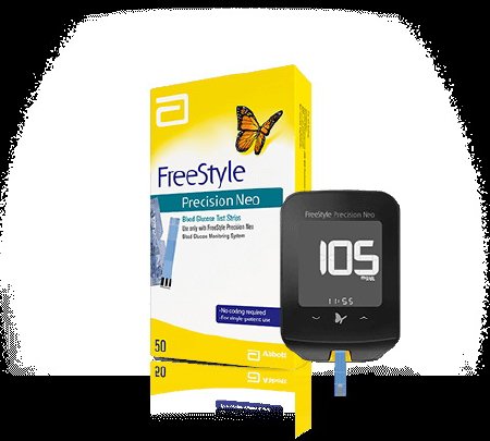 Abbott Blood Glucose Test Strips FreeStyle Lite® 50 Strips per Pack - Box of 50 - 7157975-BX
