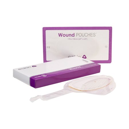 ConvaTec Fistula and Wound Drainage Pouch Eakin® 4-3/10 X 6-9/10 Inch NonSterile Skin Barrier - Box of 10 - 839262-BX
