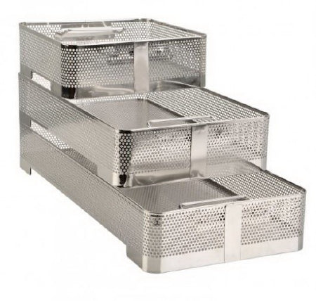 V. Mueller Sterilization Basket Genesis® 3-3/16 X 9-5/8 X 20- 1/2 Inch - Each - DINBP3-3A-EA