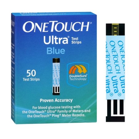 LifeScan Blood Glucose Test Strips OneTouch® Ultra® 50 Strips per Pack - Box of 50 - 020963-BX