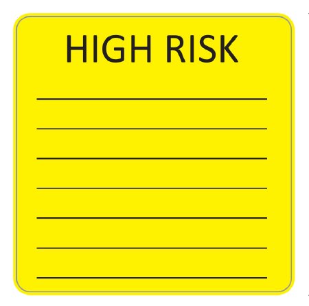 United Ad Label Pre-Printed Label Identi-Hide™ Advisory Label Yellow Paper IDENTI-HIDE™ Black Confidential 2-1/2 X 2-1/2 Inch - Roll of 390 - UL343430V-RL