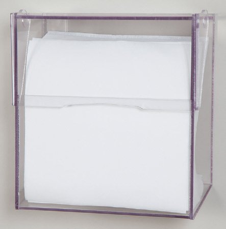 Health Care Logistics Wipe Dispenser Health Care Logistics® Clear PETG Manual Wall Mount - Each - 17888-EA