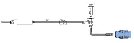 ICU Medical Channel Two Diluent Set ChemoLock® - Case of 25 - CL4002-CS