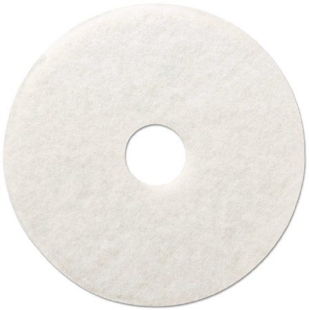 Lagasse Hard Floor Polishing Pad Boardwalk® 20 Inch White Polyester - Pack of 5 - BWK4020WHI-PK