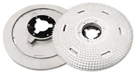 Lagasse Floor Machine Pad Driver Mercury Floor Machines 20 Inch Gray / White Poly Bristle - CT/1 - MFM2105-CT