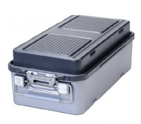 V. Mueller Sterilization Container Genesis® 7-4/5 X 12-2/5 X 23-1/8 Inch - Each - CD3-8BDL-EA