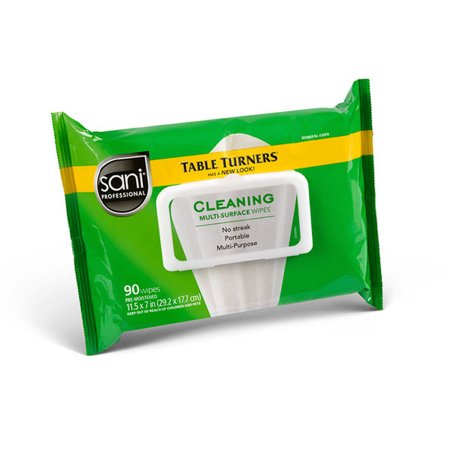 Professional Disposables Sani Professional® Multi-Surface Surface Disinfectant Cleaner Premoistened Alcohol Based Manual Pull Wipe 90 Count Soft Pack Scented NonSterile - Case of 12 - A580FW-CS