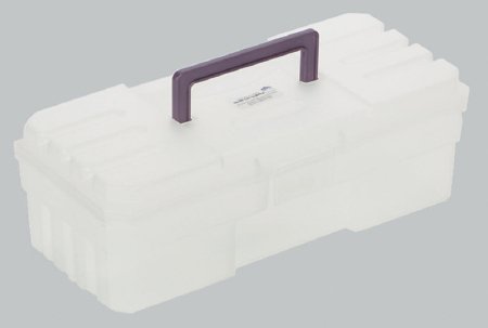 Health Care Logistics Medical Supply Box Health Care Logistics® Clear Industrial Grade Polymers 4 X 5-5/8 X 12 Inch - Each - 1371C-EA