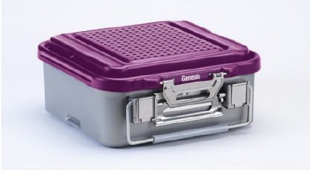 V. Mueller Sterilization Container Genesis® 5 X 11 X 12 Inch - Each - CD1-5B-PURPLE-EA