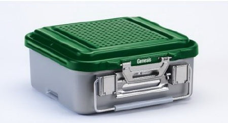 V. Mueller Sterilization Container Genesis® 5 X 12 X 19 Inch - Each - CD2-5B-GREEN-EA