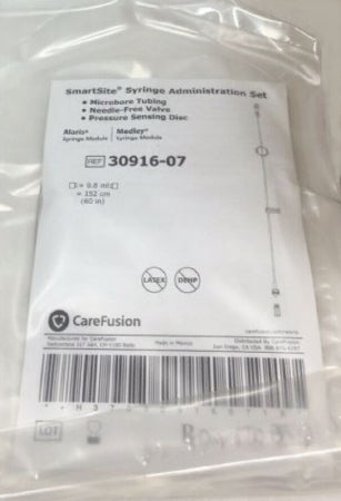 BD IV Pump Set Alaris® Pump 1 Port Without Filter 60 Inch Tubing - Case of 100 - 30916-07-CS