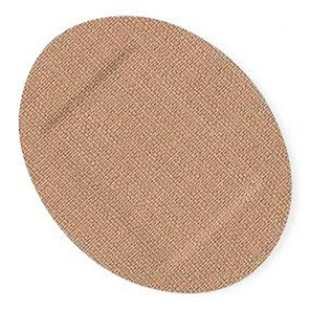 Cardinal Adhesive Strip Curity™ 1 X 1-1/4 Inch Fabric Oval Tan Sterile - Case of 1200 - 44109-CS