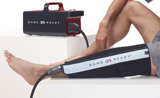 Fabrication Enterprises Compression Pump Knee Wrap With Active Temperature Therapy Game Ready® Knee One Size Fits Most - Each - 13-2514-EA